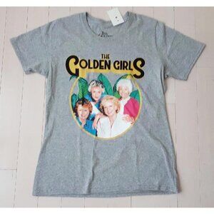 The Golden Girls ABC Studios Grey Printed TEE SHIRT Top Cotton ( M )